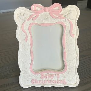 Baby’s Christening Picture Frame